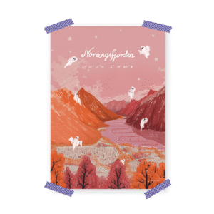 Poster Norangsfjorden (Halloween)