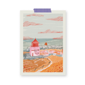 Postcard Runde Lighthouse