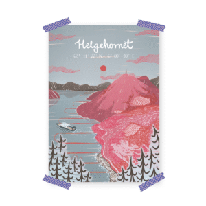 Poster Helgehornet (The view from Rotsethornet)